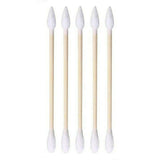 Bamboo q-tips with pointed end